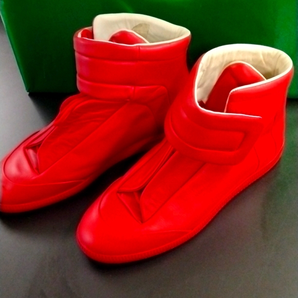 Maison Martin Margiela Red Sneakers Size 43.5 - Picture 3 of 8